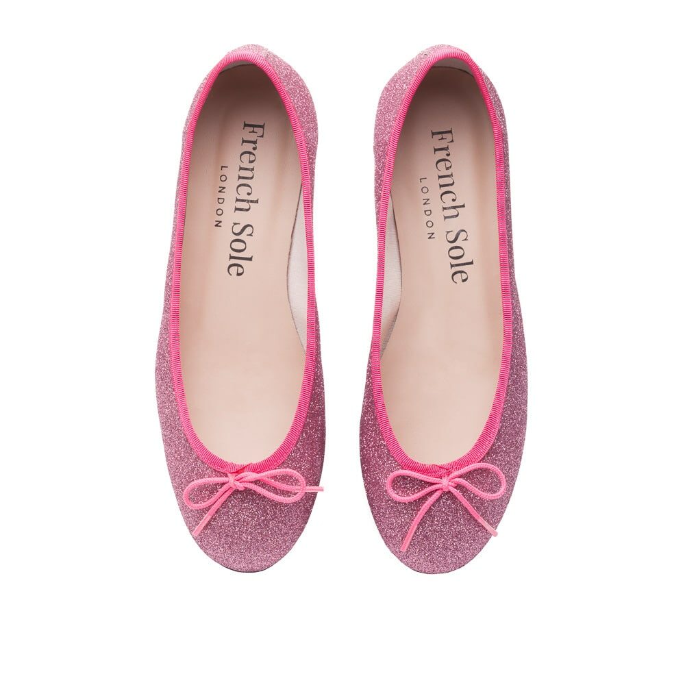 Henrietta | Pink Glitter | French Sole 